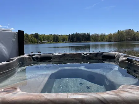 Cozy lake house with hot tub. Enjoy everything the Berkshires have to offer!
