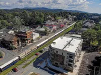 Top floor condo overlooking historic Downtown Blue Ridge!