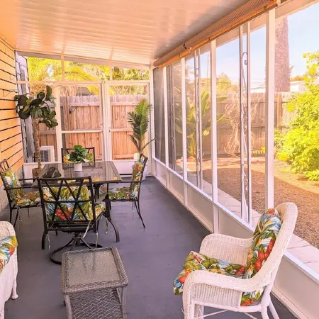 No Sharing! This Casita is  Private. Full Kitchen,Yard, Screened Lanai