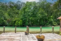 2/2 CABIN Directly on the Weeki Wachee River, Kayaks and a Canoe for Family Fun!