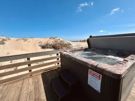 Unbelievable Oceanfront Views! w/Hot Tub and Large Deck Space in South Nags Head