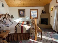 Walk to ski & trails! Luxury lodge, sleeps 17, hot tub, fire pit & fenced yard.