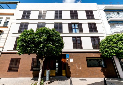 세비야 호텔들이 모여있는 지역 지도