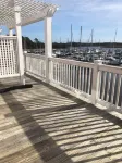 Waterfront condo. Walk to restaurants, and a short drive to beach, and Southport