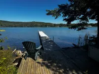 Charming Log Cabin with Fire Pit and Dock - Inviting Northern Retreat Hotels in Forest Home Township