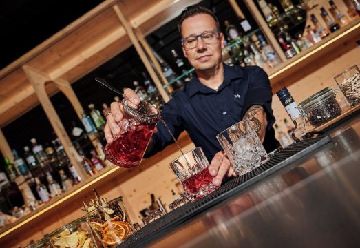 에르미타주의 현대적인 객실 내부