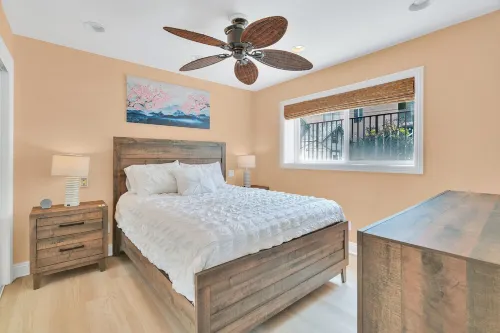 Cozy Beach Living with Large Patio & Garage Parking - Sleeps 4