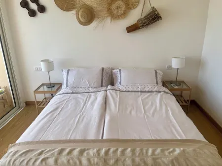 Cozy 2-bedroom apartment Thagazout Bay with WiFi, AC, Sea&Golf View Отели рядом с достопримечательностью «Taghazout Beach»