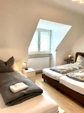 Cozy 3-room vacation apartment in Koblenz-Metternich Отели рядом с достопримечательностью «VFF Wehrtechnische Studiensammlung Koblenz»