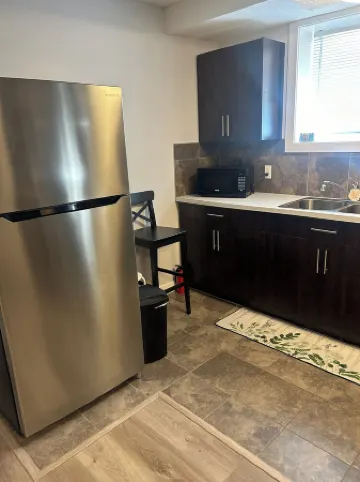 Basement suite with full kitchen