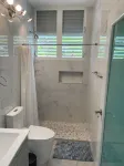 Steps from Beach, private pool and Wifi