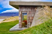 Spacious, luxurious house with a lot of natural wood