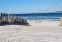 Hyères on the Presqu'île de Giens, Beach and Swimming Pool Facing Porquerolles !