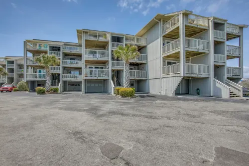 Ocean-View Balcony: Carolina Beach Condo!