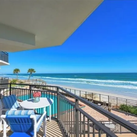 Direct Ocean Front Condo steps away from the Beach!
