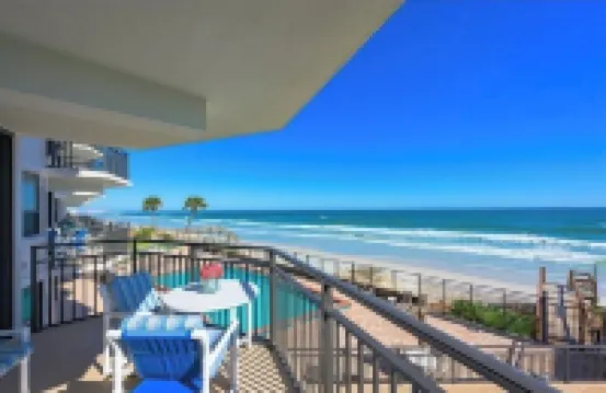 Direct Ocean Front Condo steps away from the Beach!