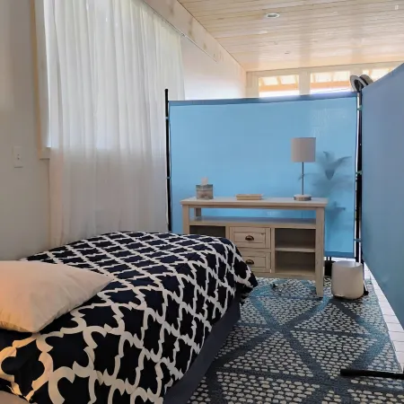 In Town, Walk to Lake Blue Ridge. Relax with Therapeutic Spa Treatments in Room.