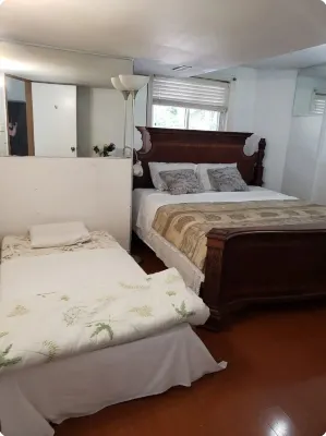 one bedroom private walkout basement with 1 parking spot. NOT LUXURY