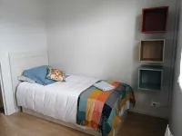 Very quiet, bright duplex apartment on the edge of a forest, 15 minutes' walk from the town center