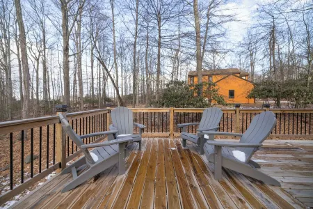 Raccoon House & Spa. Scandinavian style retreat w/ sauna and hot tub.