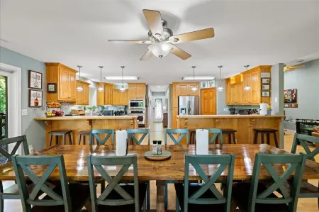 Douglas Lakefront home - dock, decks, firepit perfect for multi-family getaway!