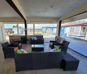 Beach House w/ pool/ac/wifi/cable/ Salinas PR Hotel di Rio Jueyes