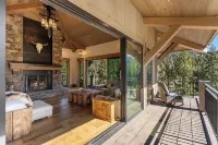 MTNLUX One of a Kind Fire Tower in Big Sky with hot tub & fitness/game room.