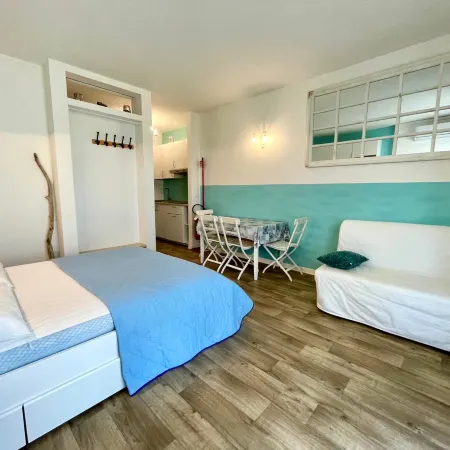 Bright and Colorful Studio with Sea View