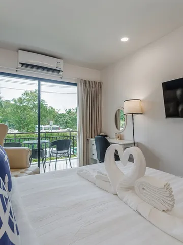 รูปภาพของอพาร์ตเมนต์ที่เป็นระเบียบใน โครงการเดอะ ไทเทิล 50 เมตรถึงชายหาด ซี155