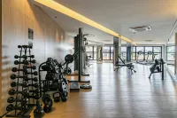 The Bridge by Viva - Prédio Com Piscina No terraço e Academia em Floripa - salle de sport