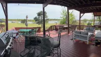 Waterfront Lake Home at Duchess Creek Estates with boat dock on Lake Eufaula, OK