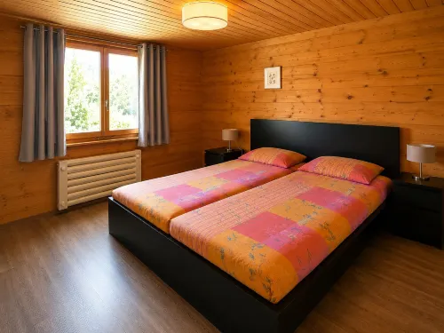 Chalet in Wiler near Ski Lift & Views - Wifi