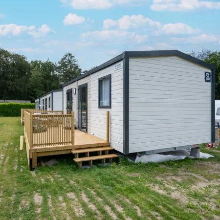Nice family caravan in the countryside