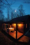 隱蔽舒適木屋別墅(Secluded Cozy Log Cabin Villa) - 木屋