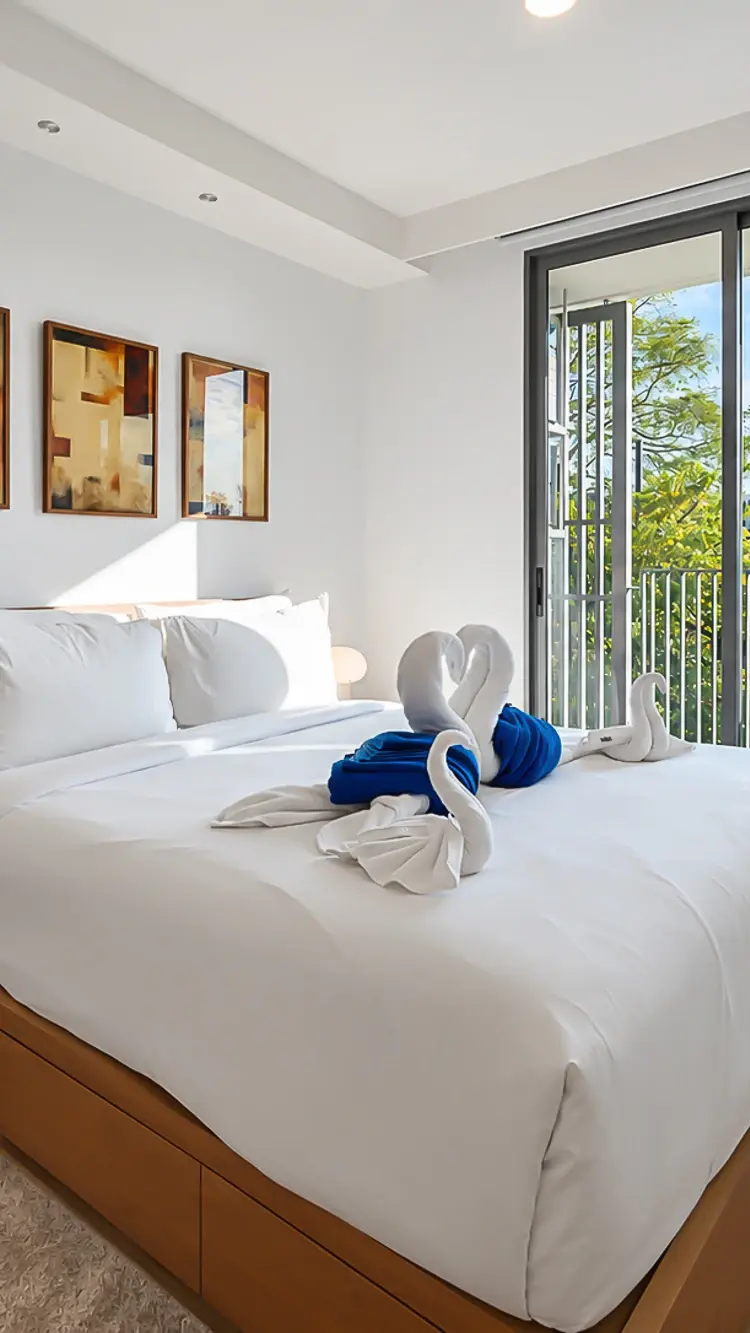 รูปภาพของSkyPark Celeste, rooftop pool and golf view. 1 bdr