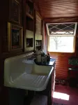 RESTORED HISTORIC ADIRONDACK CAMP: VIEWS OF NEARBY GORE MOUTAIN, PRIVACY, HISTOR