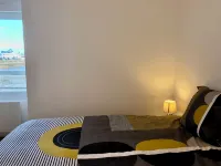 Apartment facing pier with sea view, WIFI and secure parking space