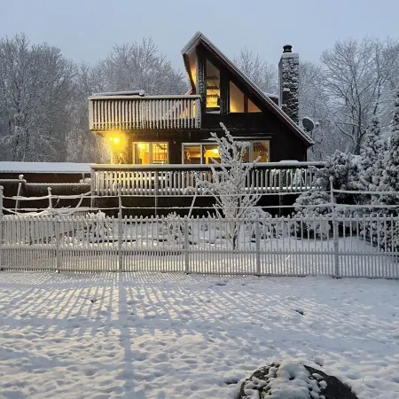 Cozy Lake Escape Near Ski Resort, Game Room Fireplace, Pet Friendly, Fenced Yard