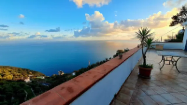 "CASALENA" : Villa in Furore - Amalfi coast with large terrace and SEA view