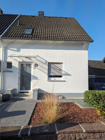 Modern semi-detached house with large garden