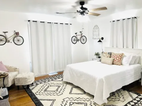 Family friendly, Business friendly, Updated, fully stocked, pets welcome