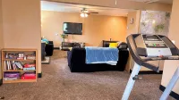 Spacious Open Living Space in This Beautiful Mother-in-Law Basement Apartment