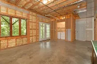 A Laurel Haven, with big porches and a log cabin feel. Fireplace.