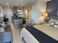 Totally Remodeled Beachfront Studio-Step out your door onto the sand. Really! D