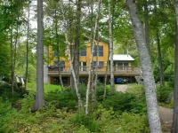 Huge Lakefront Cabin | Sleeps 12| King Bed| Dock| Ski Saddleback| Snowmobile|