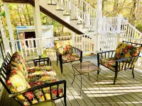 Lakefront w/ Private Beach, Dock, Kayaks, Sups, Game Room - 5Br Family Retreat - 무료 와이파이
