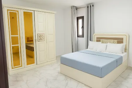 Beachfront Chalet in Porto Said with P Garden