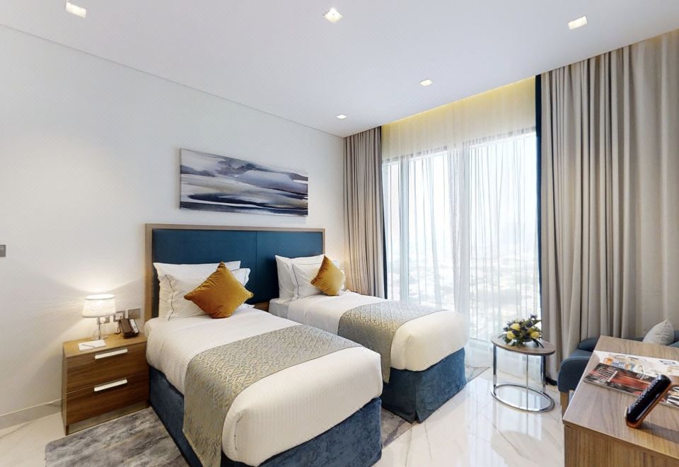 수하 미나 라시드 호텔 아파트먼트 객실