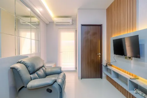 Fully Furnished with Cozy Design 2Br Apartment Transpark Cibubur - parking