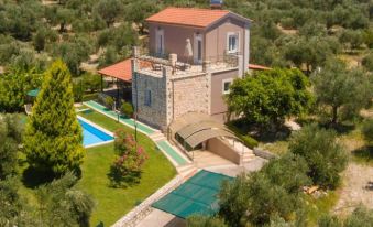 Villa Dimitris Large Private Pool Walk to Beach Sea Views A C Wifi Car Not Required Eco-Frien - 1923